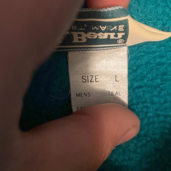 L.L. Bean Teal jacket. - Picture 5 of 5